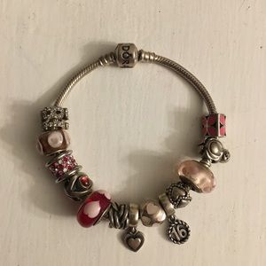 Pandora Bracelet with Charms